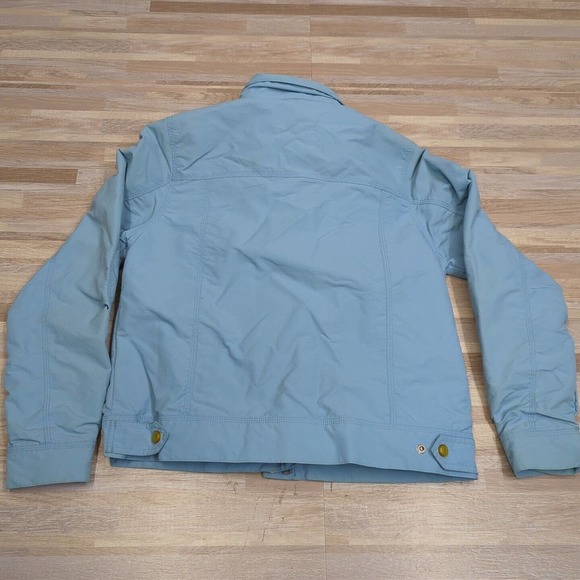 Vintage LL Bean All Conditions "2 In One" Jacket Womens Small Blue Poly Shell - Picture 6 of 8